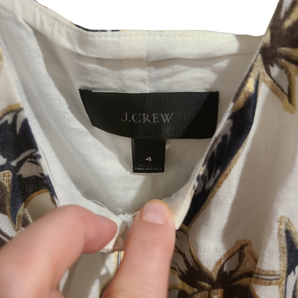 J. Crew Metallic A-Line Dress - Picture 9 of 9